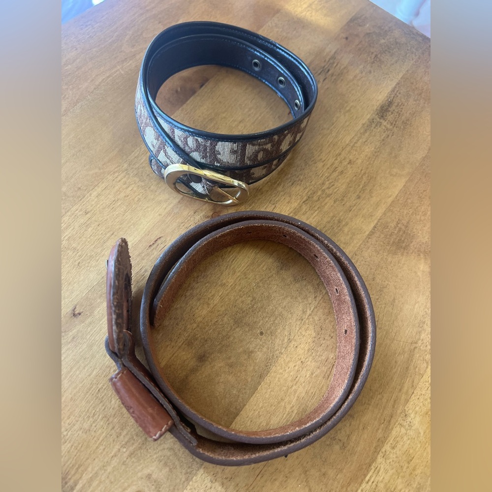 Dior Trotter And Leather Belt - Picture 9 of 9